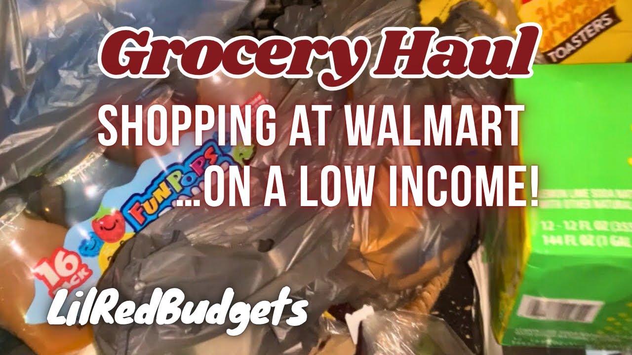 LET’S GO SHOPPING! 🛒 Grocery Haul! Walmart/Living on a budget! Low Income- wkly Variable Expenses