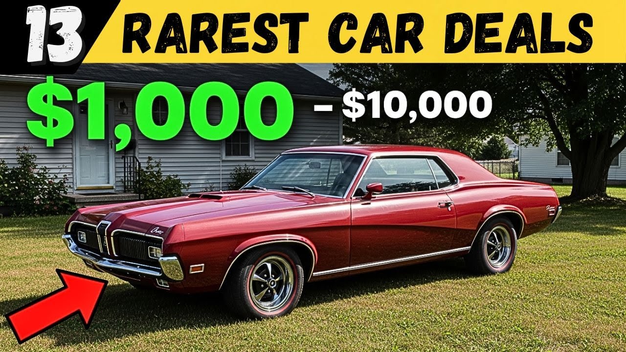 Уникальные цены: 13 классических автомобилей от 1000 до 10 000 долларов!