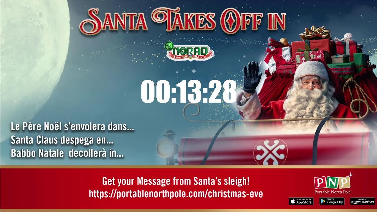 Countdown to NORAD Santa Tracker