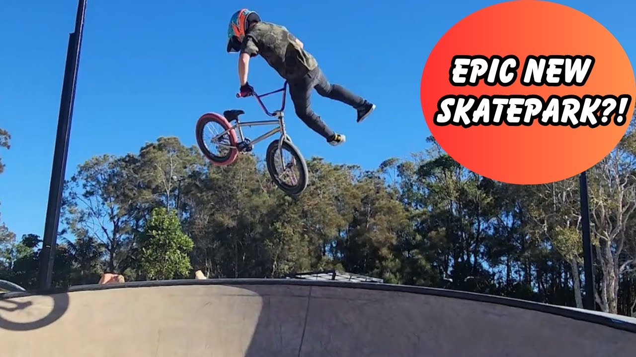 Riding A New Huge Mega Skate Bowl!!
