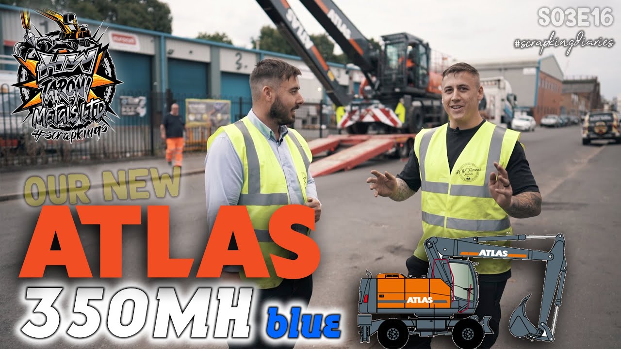 НОВЫЙ КРАН ATLAS 350MH | Дневники Scrap King #S03E16