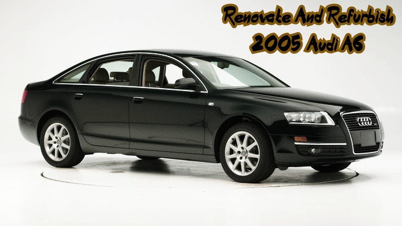 Engine Restoration And Exterior Maintenance Process Turns Old 2012 Audi A6L Into A New Car