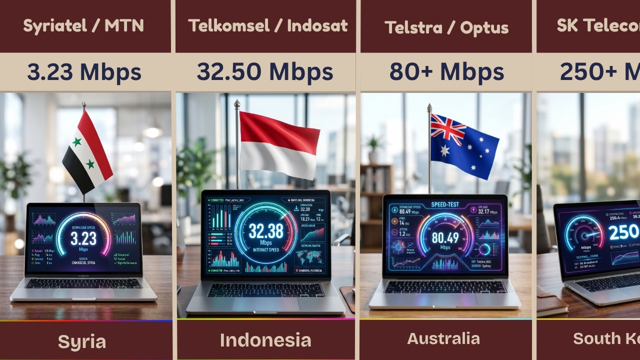 Which Country Has the Fastest Internet? ⚡ Global Speed Test Comparison