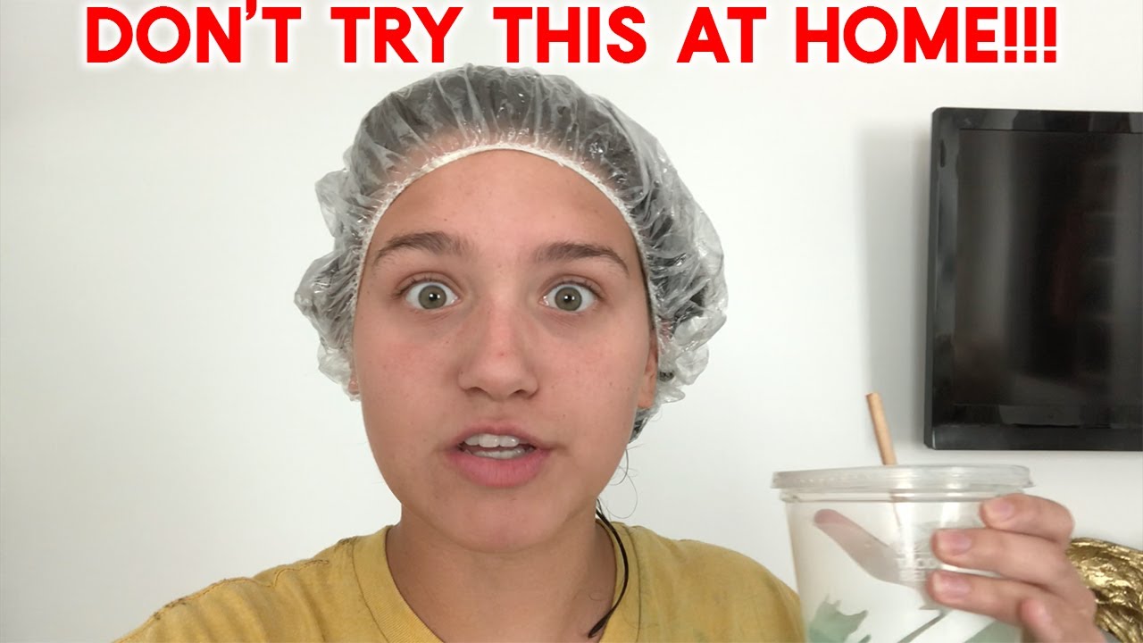 MY AUNT DYES MY HAIR.......