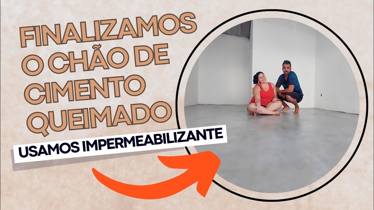 COMO IMPERMEABILIZAR CHÃO DE CIMENTO QUEIMADO - LUDI LEAL #façavocêmesmo #cimentoqueimado