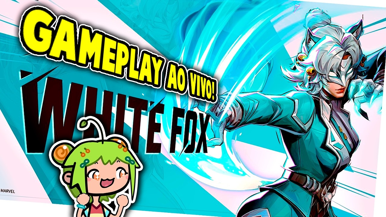 Jogando com a White Fox AO VIVO! (Raposa Branca) Marvel Rivals Season 7