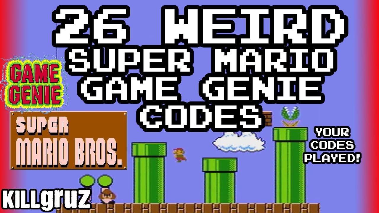 26 СТРАННЫХ кодов джиннов для игры Super Mario — Killgruz