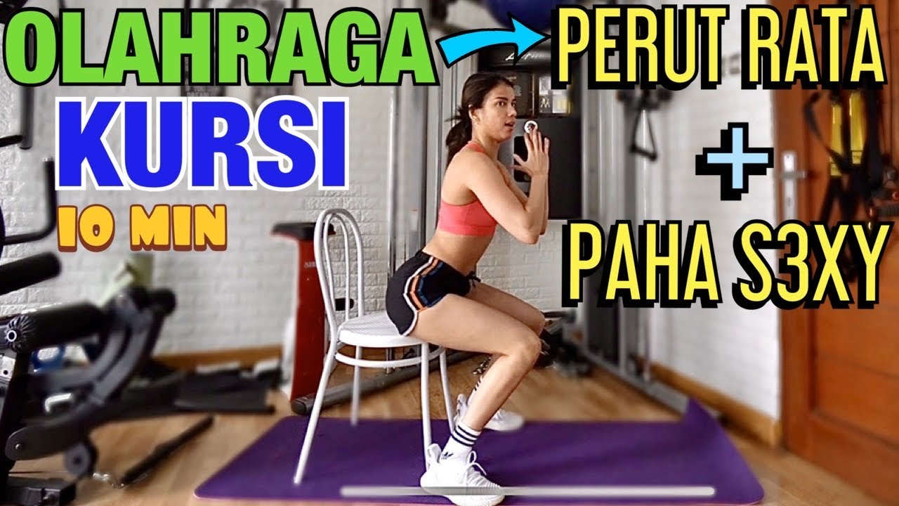 Olahraga 10 Menit Membakar Lemak Perut Buncit dan Paha Tanpa Alat Gym | Olahraga Di Rumah