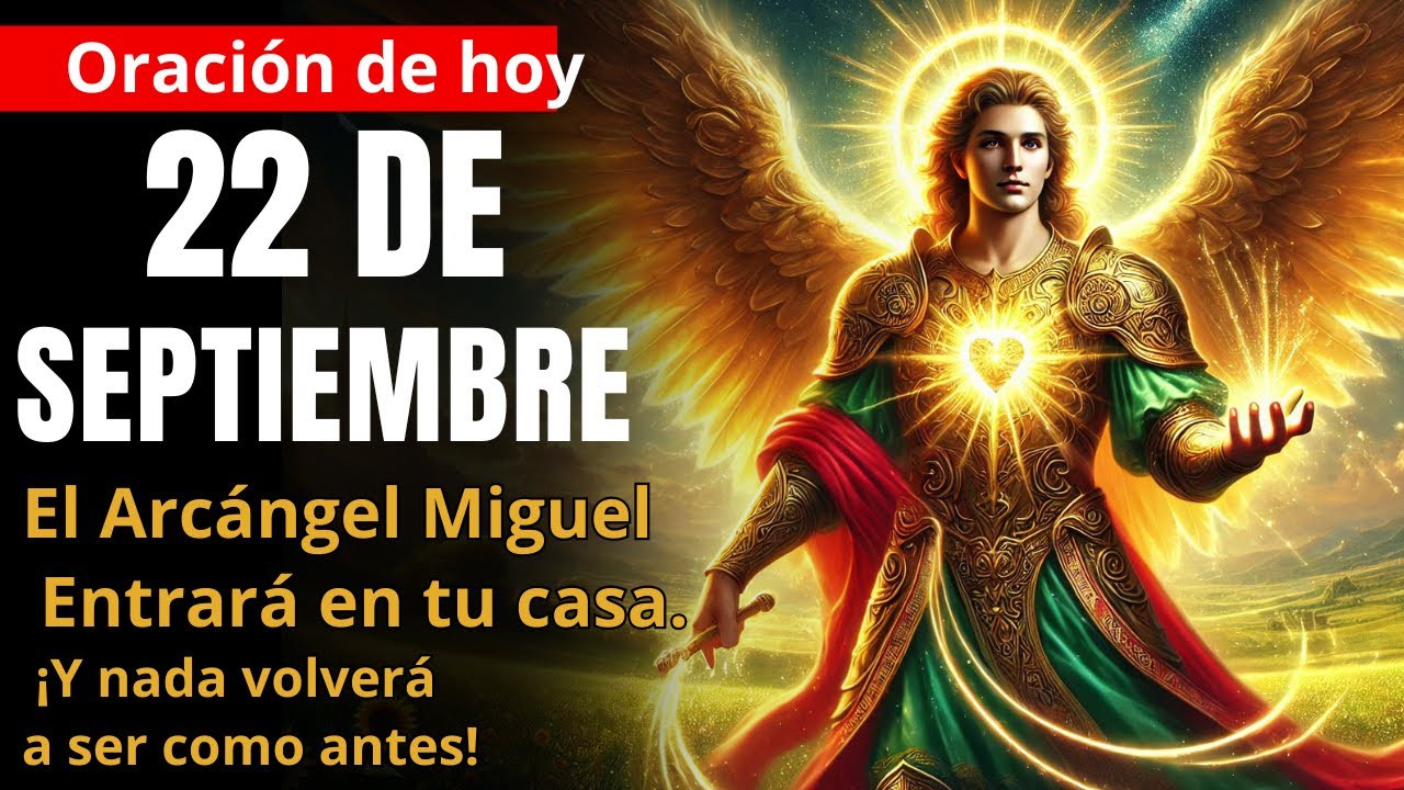 ¡SAN MIGUEL abre los CIELOS y derrama ABUNDANCIA 💰 sobre tu VIDA! Reza ahora 🙏