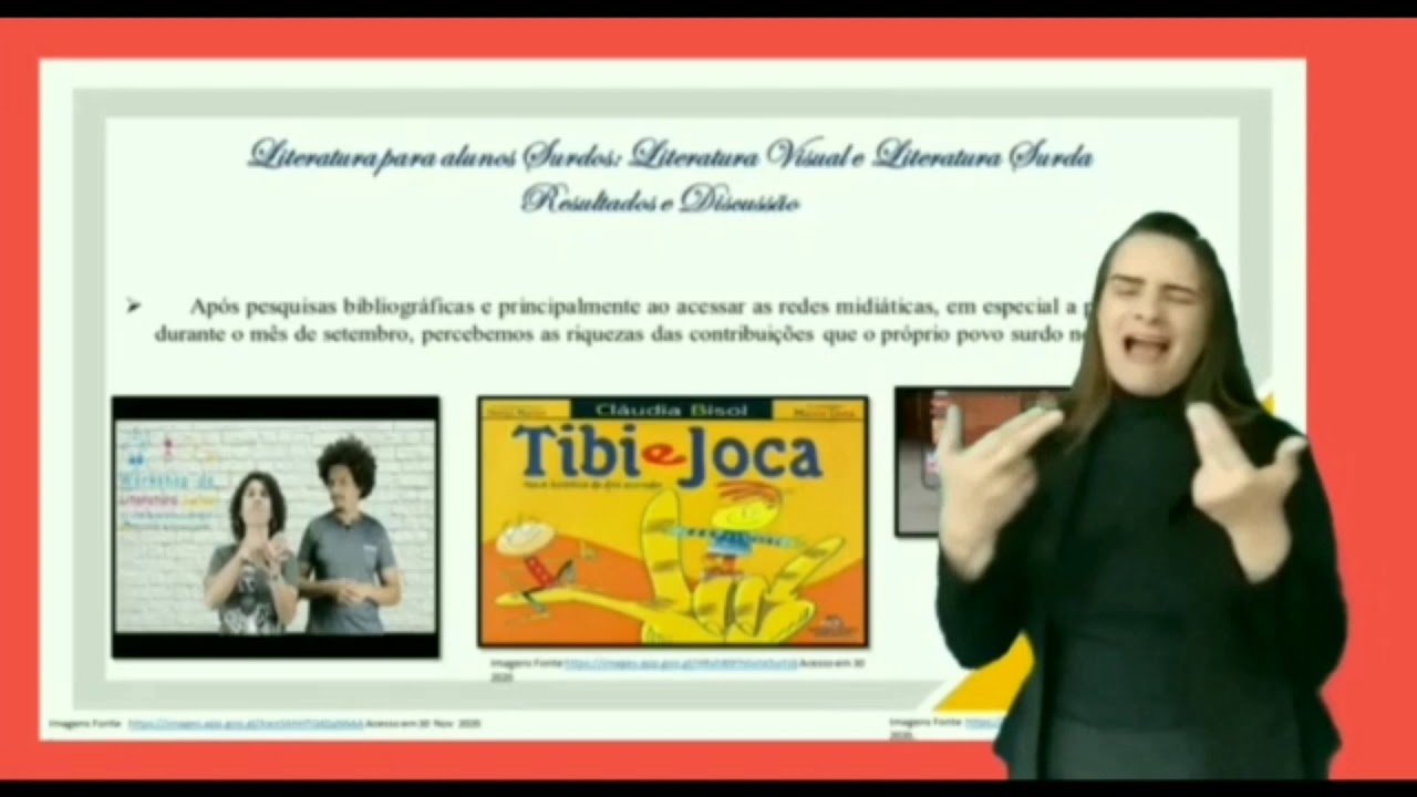 Literatura Surda e Literatura visual....