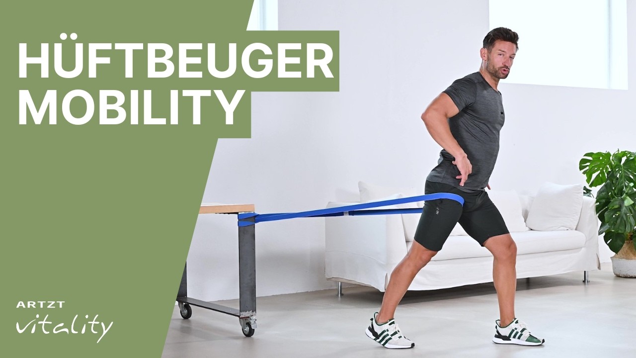 Hüftbeuger mobilisieren - 5 schnelle Übungen mit Fitnessband | ARTZT vitality