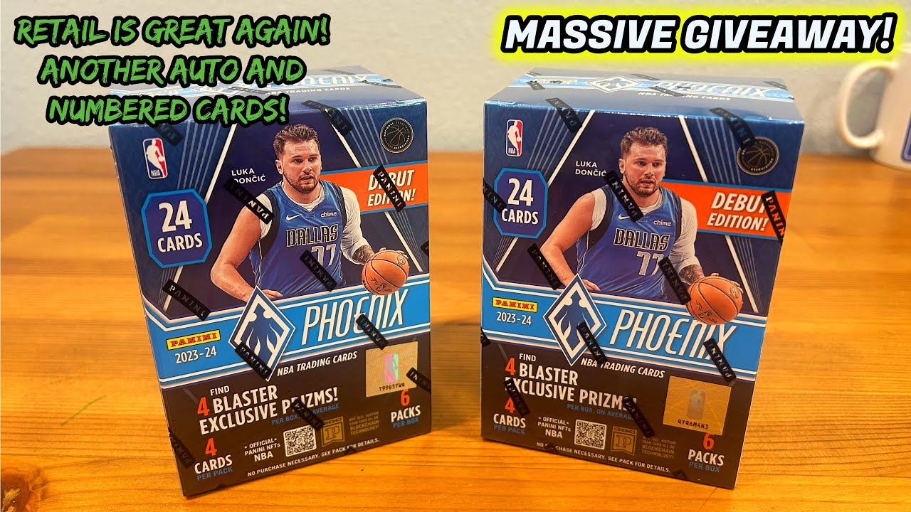 RETAIL SPORTS CARDS ARE BACK! More Autos and Numbered Cards from Retail Blaster Box! Phoenix Retail