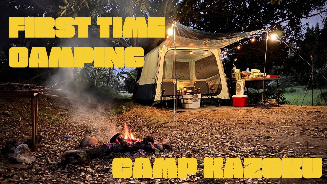 FIRST TIME CAMPING | CAR CAMPING AT CAMP KAZOKU