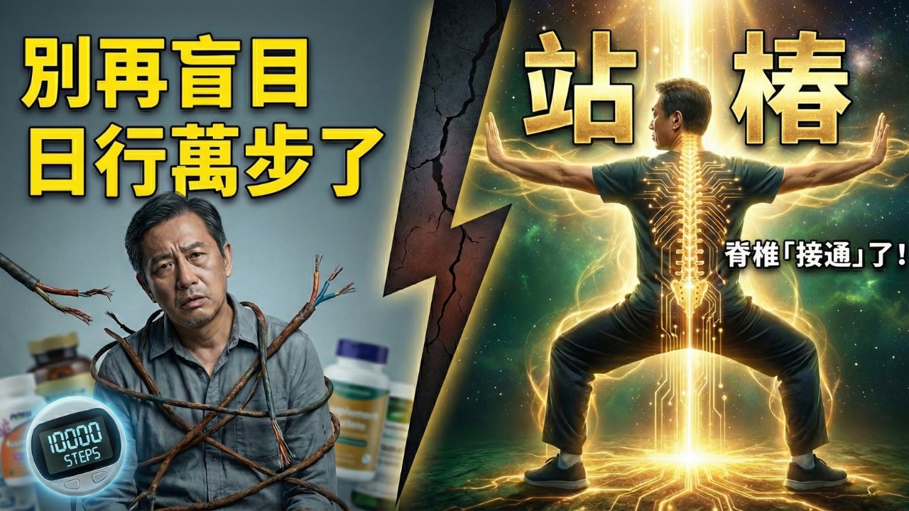 別再盲目日行萬步了！曾國藩熬過崩潰的「長壽秘密」：解密「站樁」的生物電路 | 養生 | 脊椎健康 | 生物電流 | 中老年健康 | 曾國藩 | 冥想 | 身體修復 | 心理減壓 | 傳統智慧