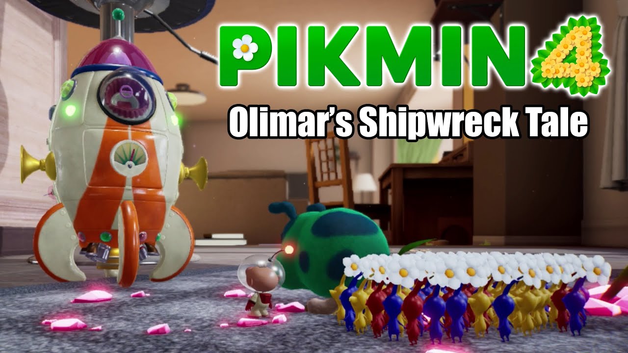 Pikmin 4 - Olimar's Shipwreck Tale 100% Walkthrough (No Deaths)