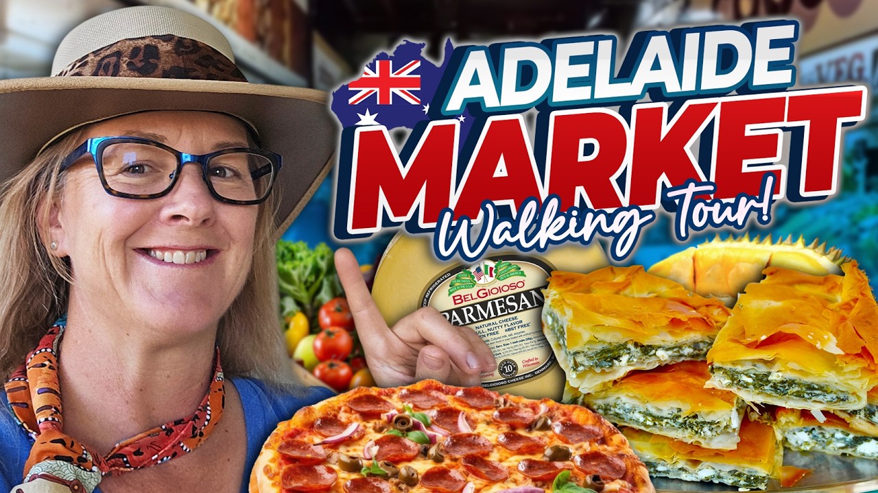 The BEST market in Australia! Adelaide Central Market Walking Tour.
