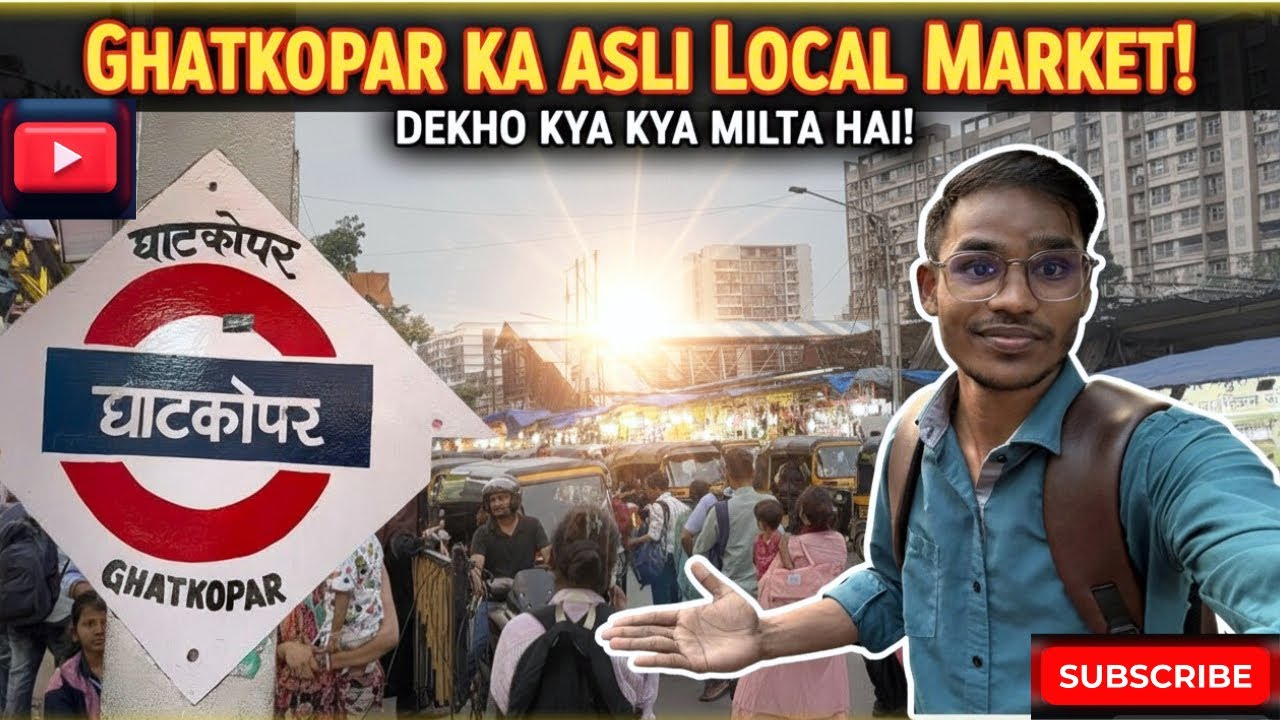 #day70 घाटकोपर मार्केट- GHATKOPAR STREET MARKET MUMBAI Tour | जो आपने कभी नहीं देखा होगा😱🫡