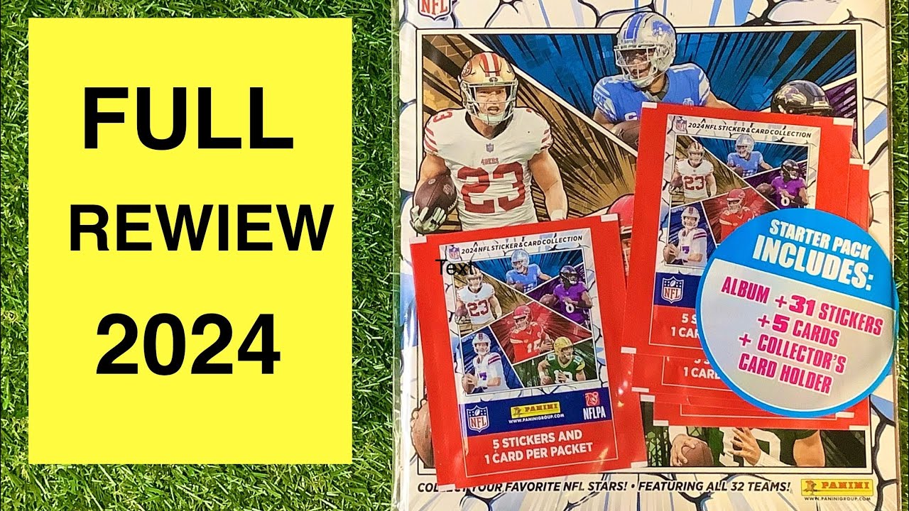 Panini NFL 2024 Sticker & Card Collection ( Full Review)