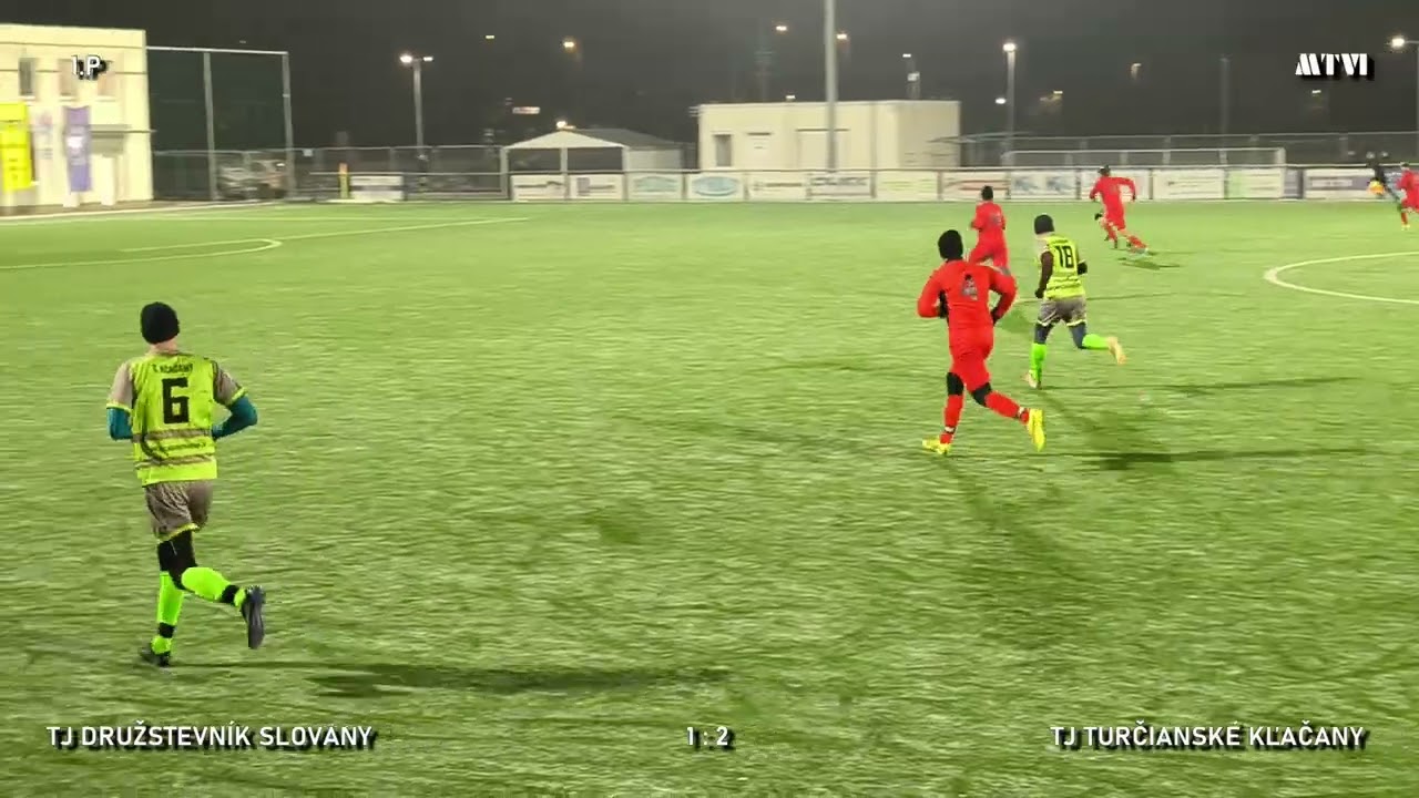 Zimný pohár TFZ 2026 | TJ DRUŽSTEVNÍK SLOVANY vs TJ TURČIANSKÉ KĽAČANY 2:8 (1:4) | zostrih
