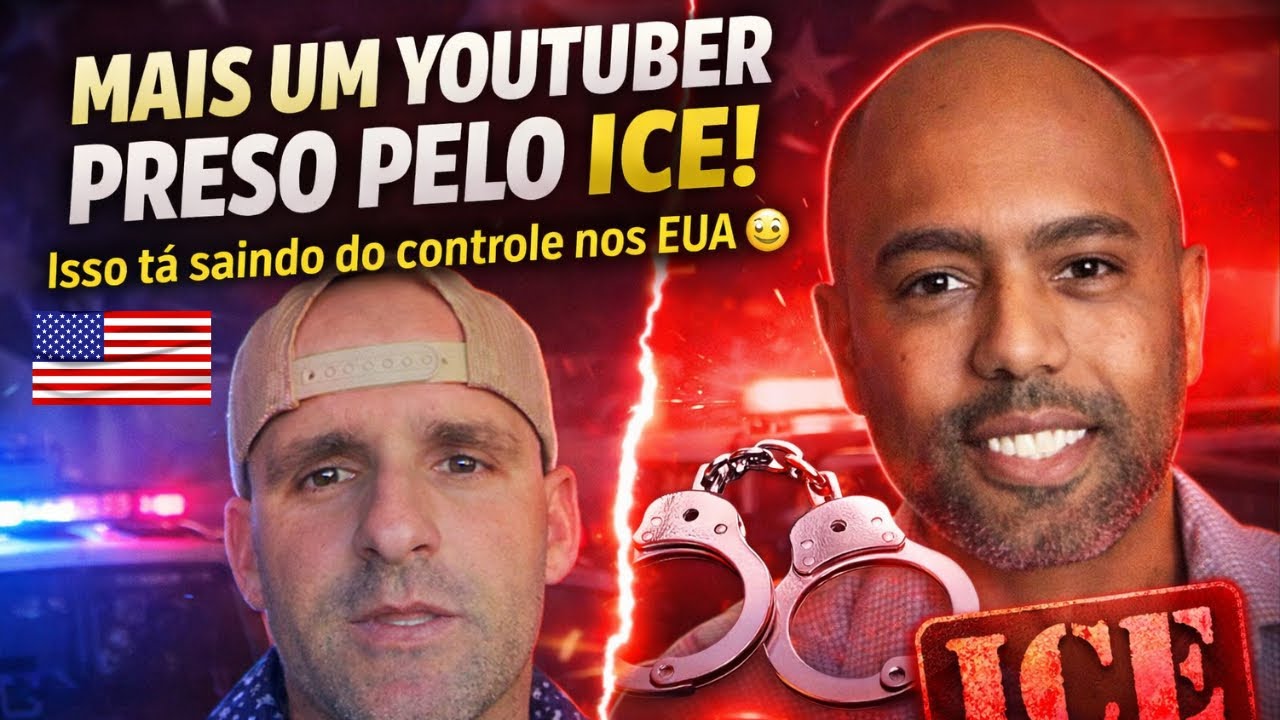YouTuber Roger Vieira USA foi preso pelo o ICE na Calif&oacute;rnia 