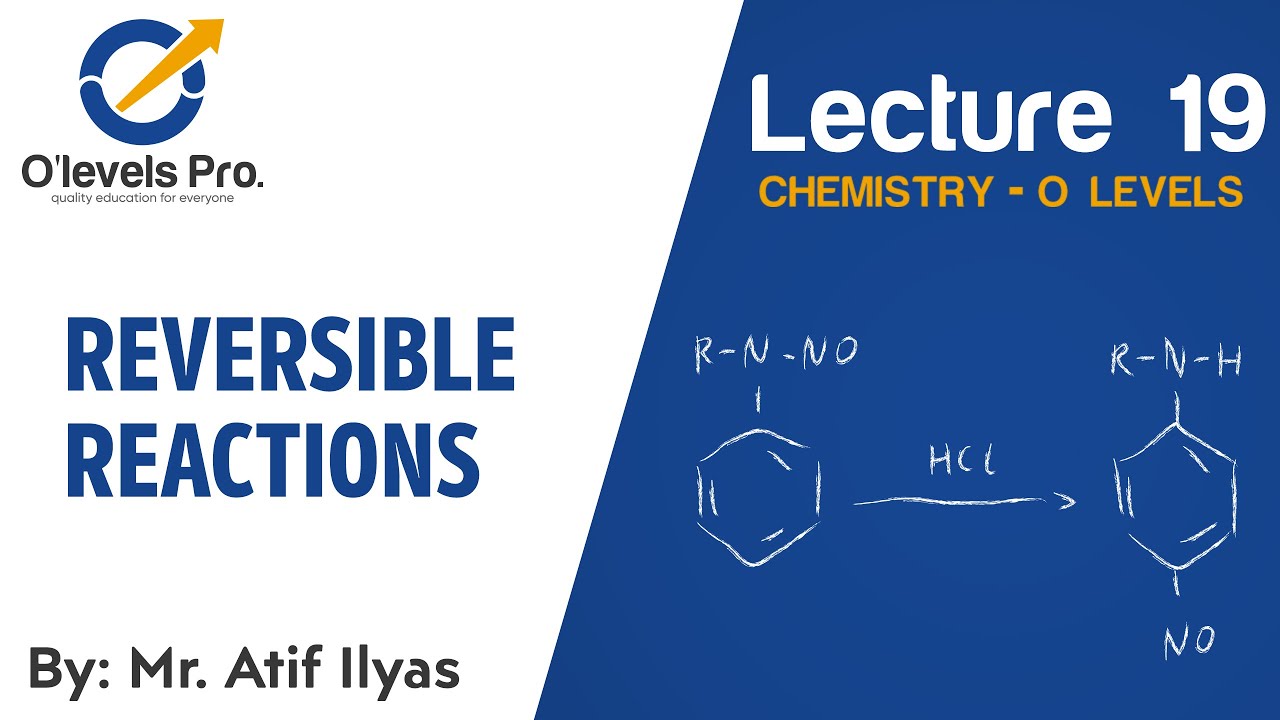 Chemistry Lec 19 | Reversible Reactions | O Levels Pro