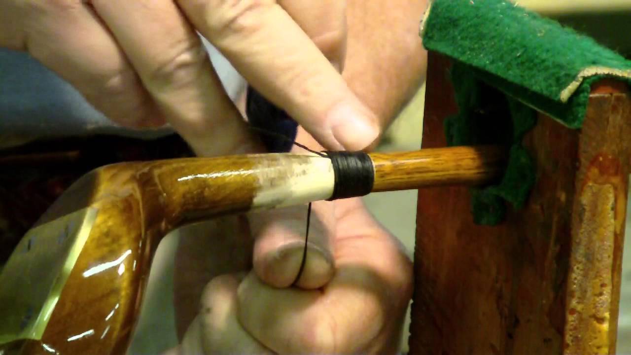 How to whip a Hickory-shafted Persimmon wood.