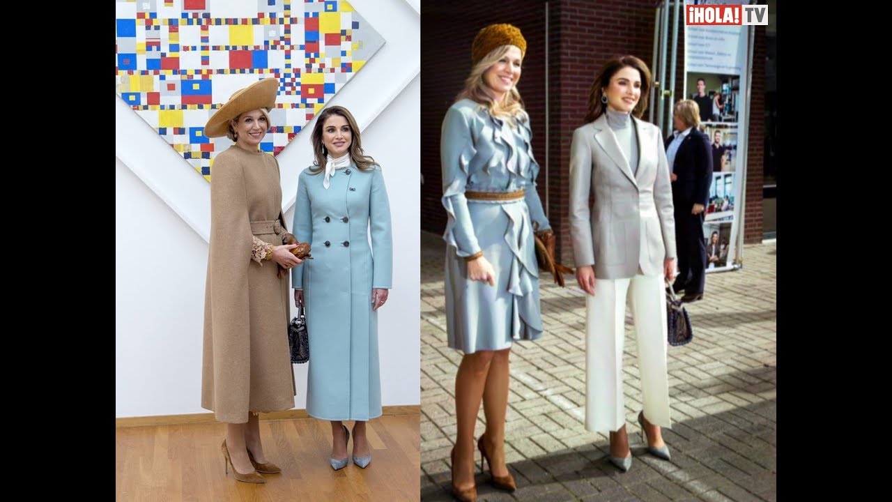 Un encuentro de estilo entre las reinas Rania de Jordania y Máxima | La Hora ¡HOLA!