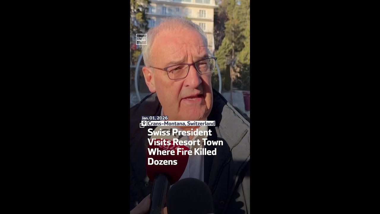 Swiss President Visits Resort Town Where Fire Killed Dozens