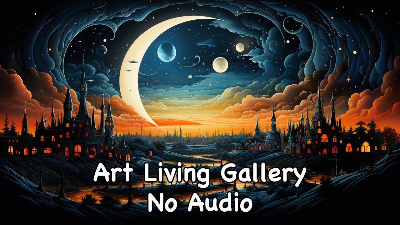Silent TV Wall Art Slideshow | Beyond the Horizon: Cosmic Vistas (No Sound)