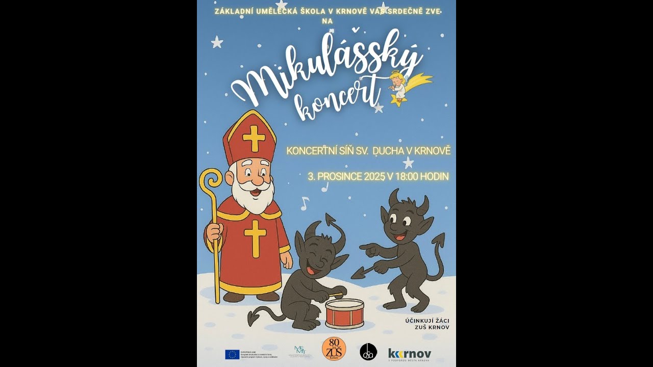 ZUŠ Krnov - Mikulášský koncert