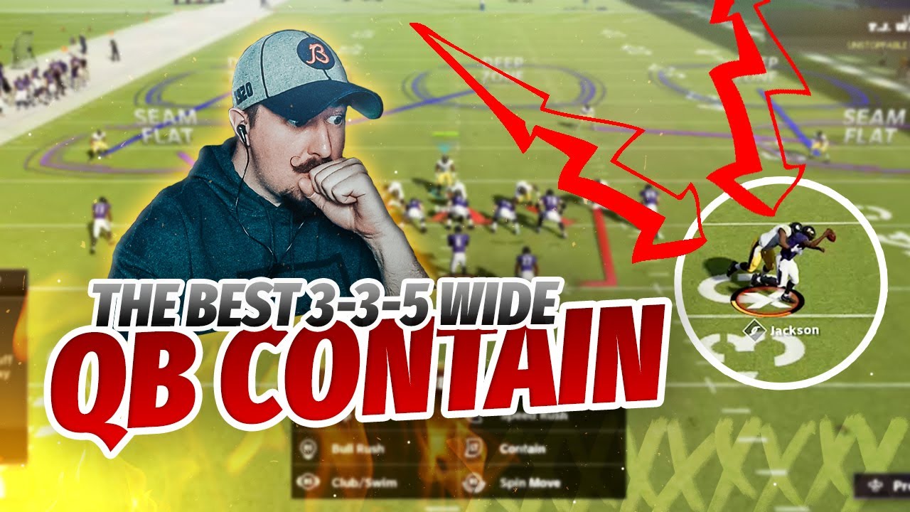 Effectively Containing the QB from 3-3-5 Wide in Madden 22