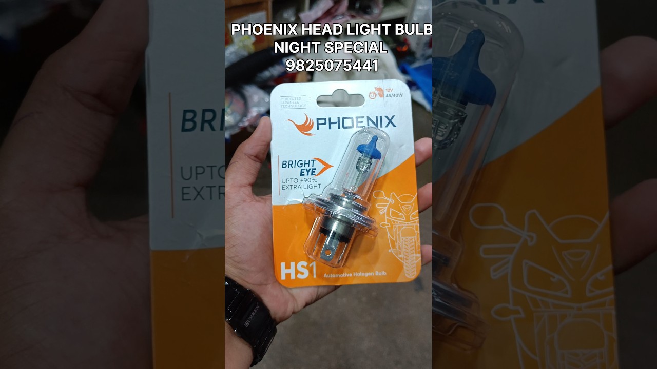 PHOENIX HEAD LIGHT BULB NIGHT SPECIAL ORIGINAL AVAILABLE AT DELUX AUTO SPARES VADODARA#viral #shorts
