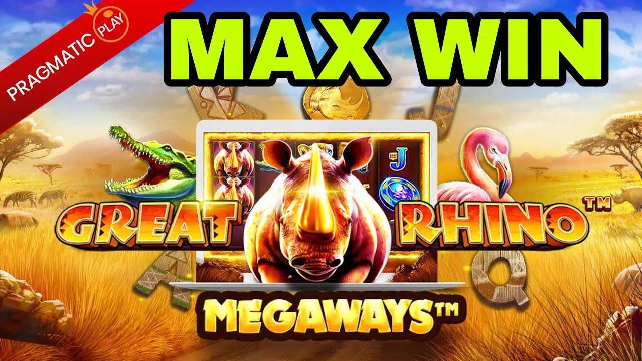 GREAT RHINO MEGAWAYS MAX WIN &times;15000🤑🔥 حساب احد متالعين