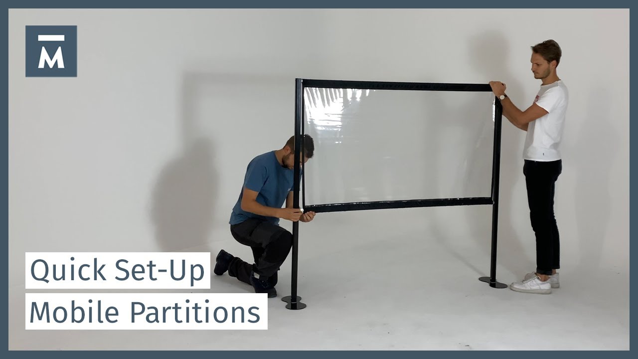 Easy set-up of Mobile Partitions | Mastertent&reg;