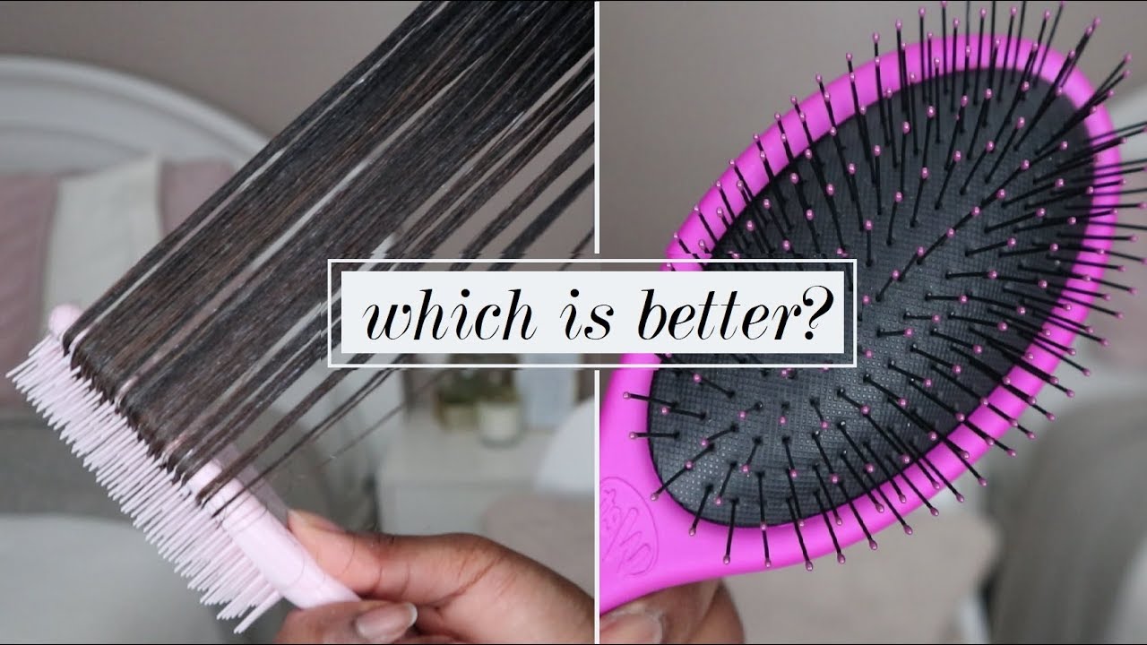 Detangling Natural Hair: Wet Brush vs Tangle Teezer