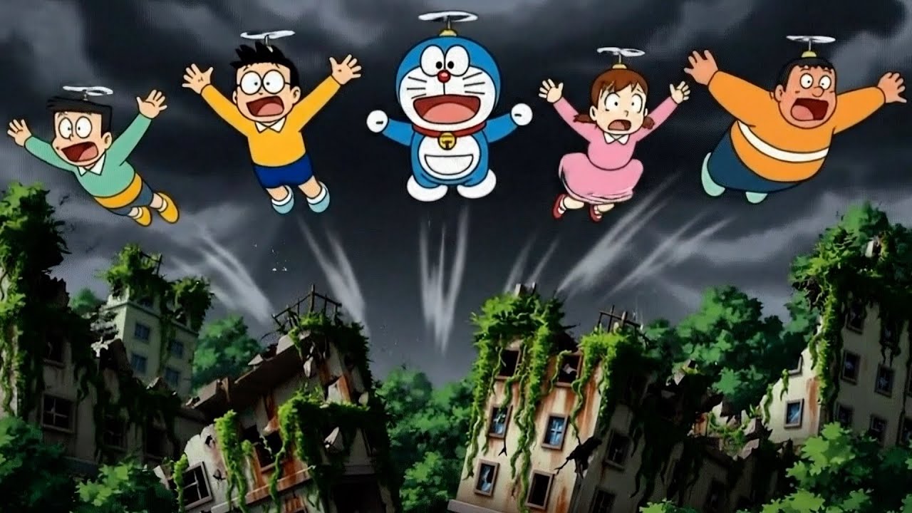 ドラえもんの世界が廃墟になったら...登場人物が消えたアニメ