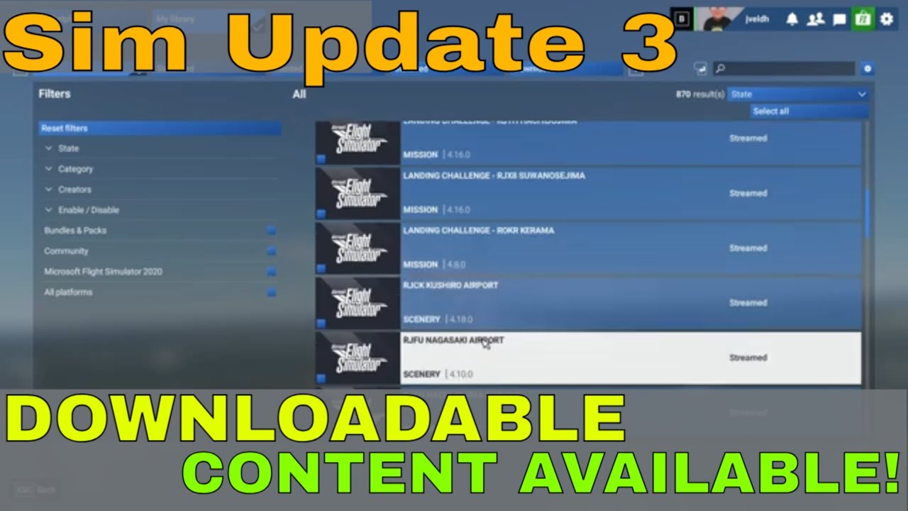 🤩 НАКОНЕЦ-ТО! Загружаемый контент в обновлении MSFS 2024 Sim Update 3! 💾 Меньше стриминга, больше...