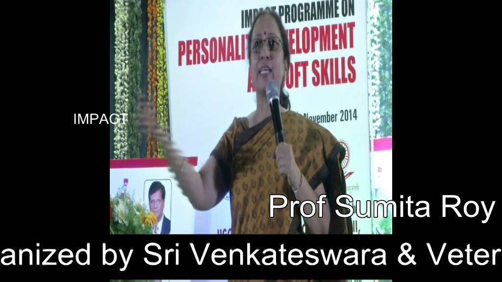 How English Communication is important by Prof Sumita Roy at Tirupati IMPACT