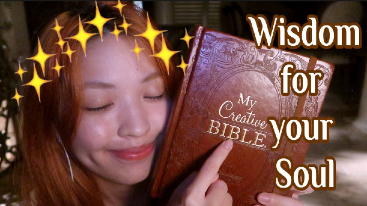 Christian ASMR - Reading Proverbs from the Bible for Wisdom Pt. 1 (whispers + triggers)