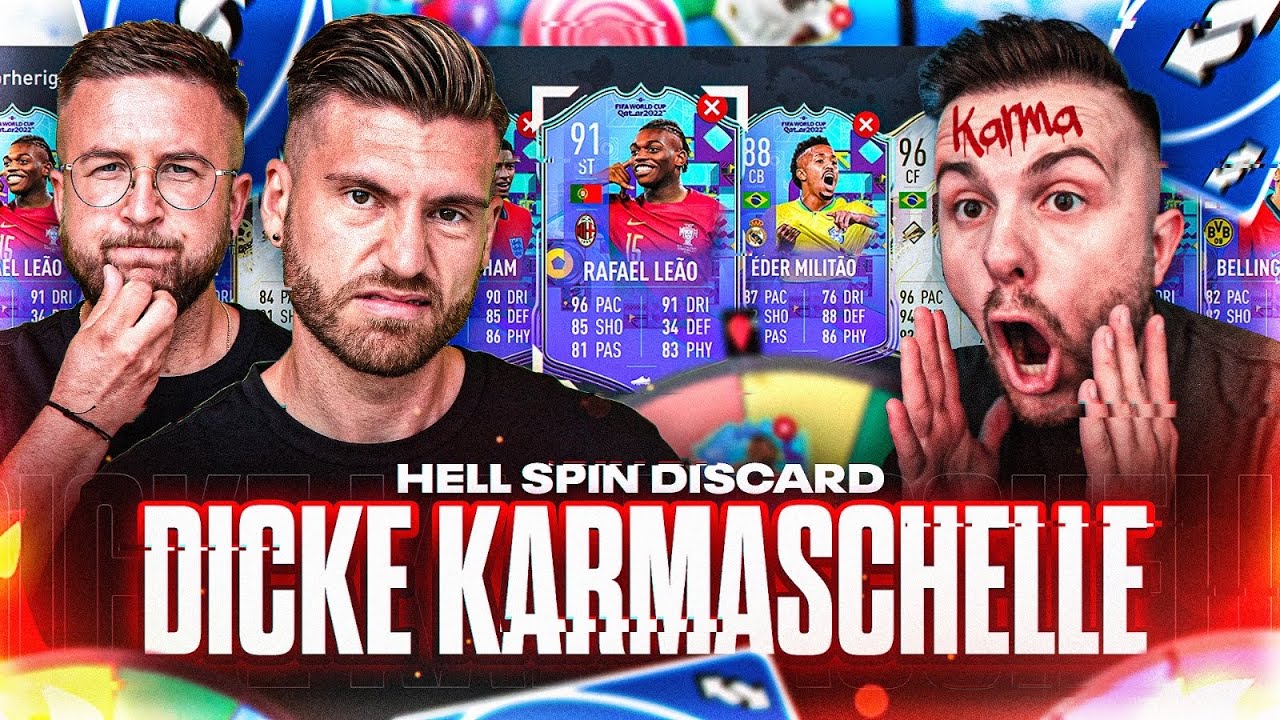 Einer KASSIERT DICKES KARMA .. ☠️😮WM PHENOMS Hell Spin DISCARD vs @GamerBrother 🔥 FIFA 23