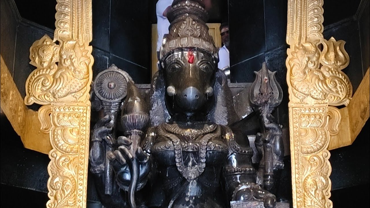 அம்மா ஆதி வாராஹி அபிஷேகம் த்ரீஸ்தலம் ஸ்ரீவாராஹி க்ஷேத்திரம் பள்ளிகொண்டா வேலூர்.
