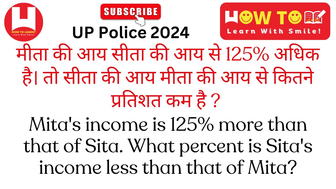 Mita's income is 125% more than that of Sita. What percent is Sita's income less than that of Mita?