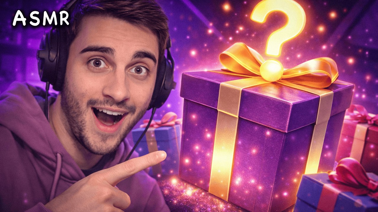 ASMR - Mes CADEAUX de NOËL de 2025 ! 🎁 (il y en a des très cool 😍)