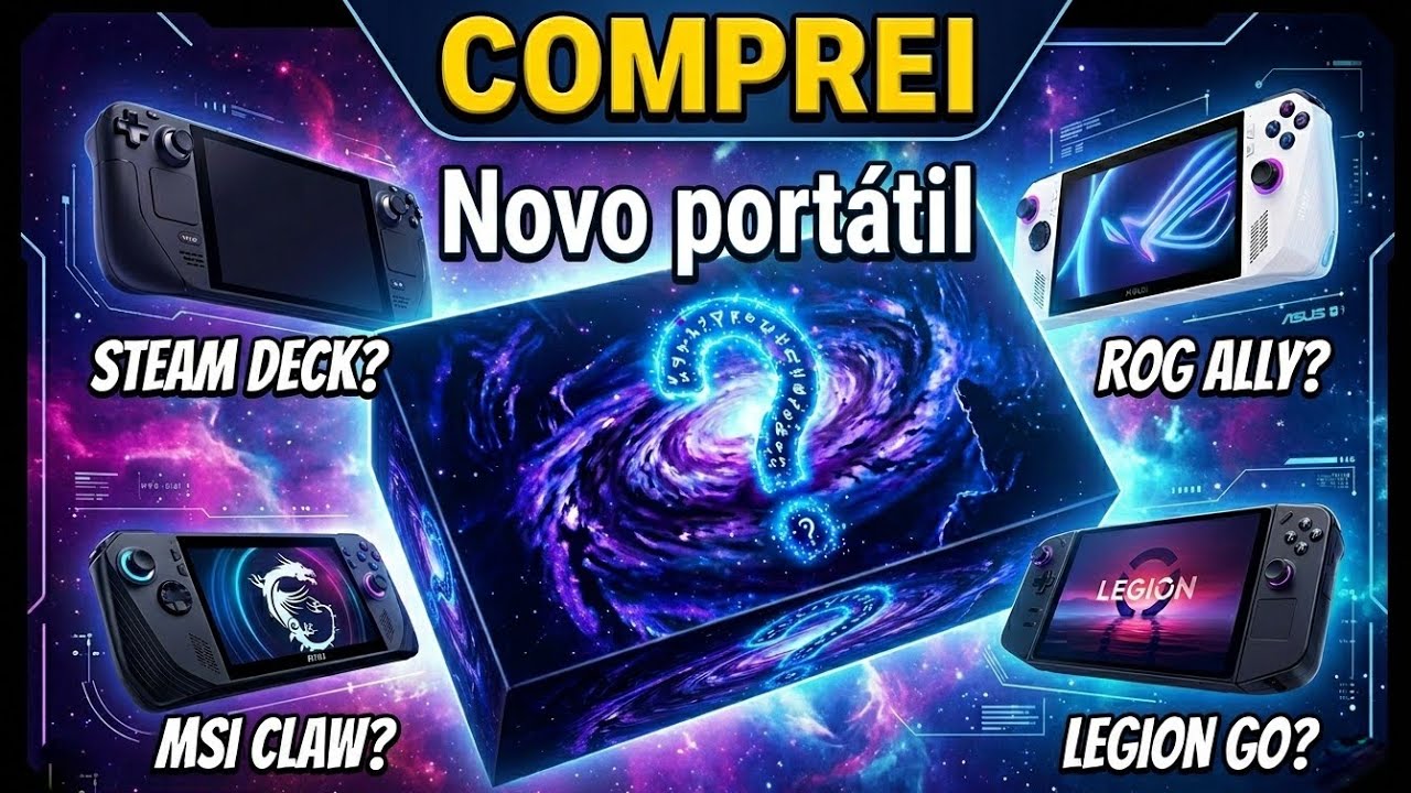 Finalmente Decidi... Qual Console Portátil Comprar