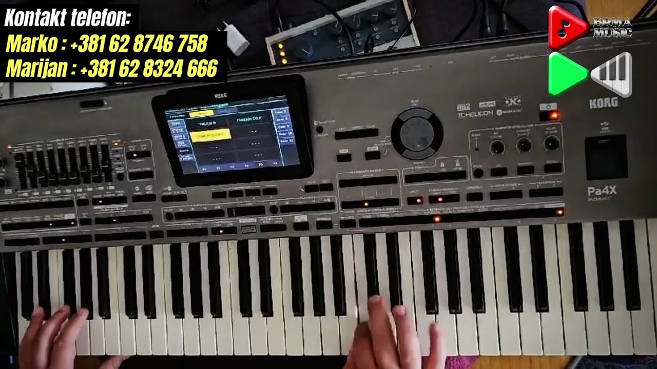 Brma Set 2024 Korg Pa4x Dvojka Madjije