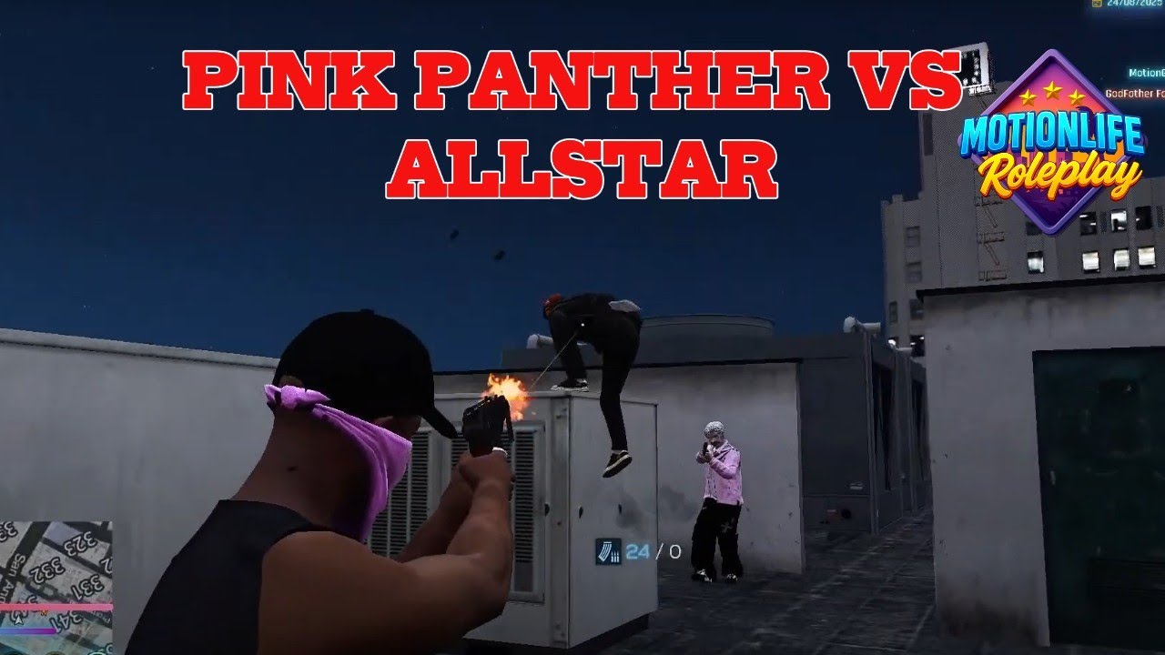 ALLSTAR MENANTANG PINK PANTHER GENGNYA DON VITO!! #gta5 #mlrp #motionliferp #allstar #donvito