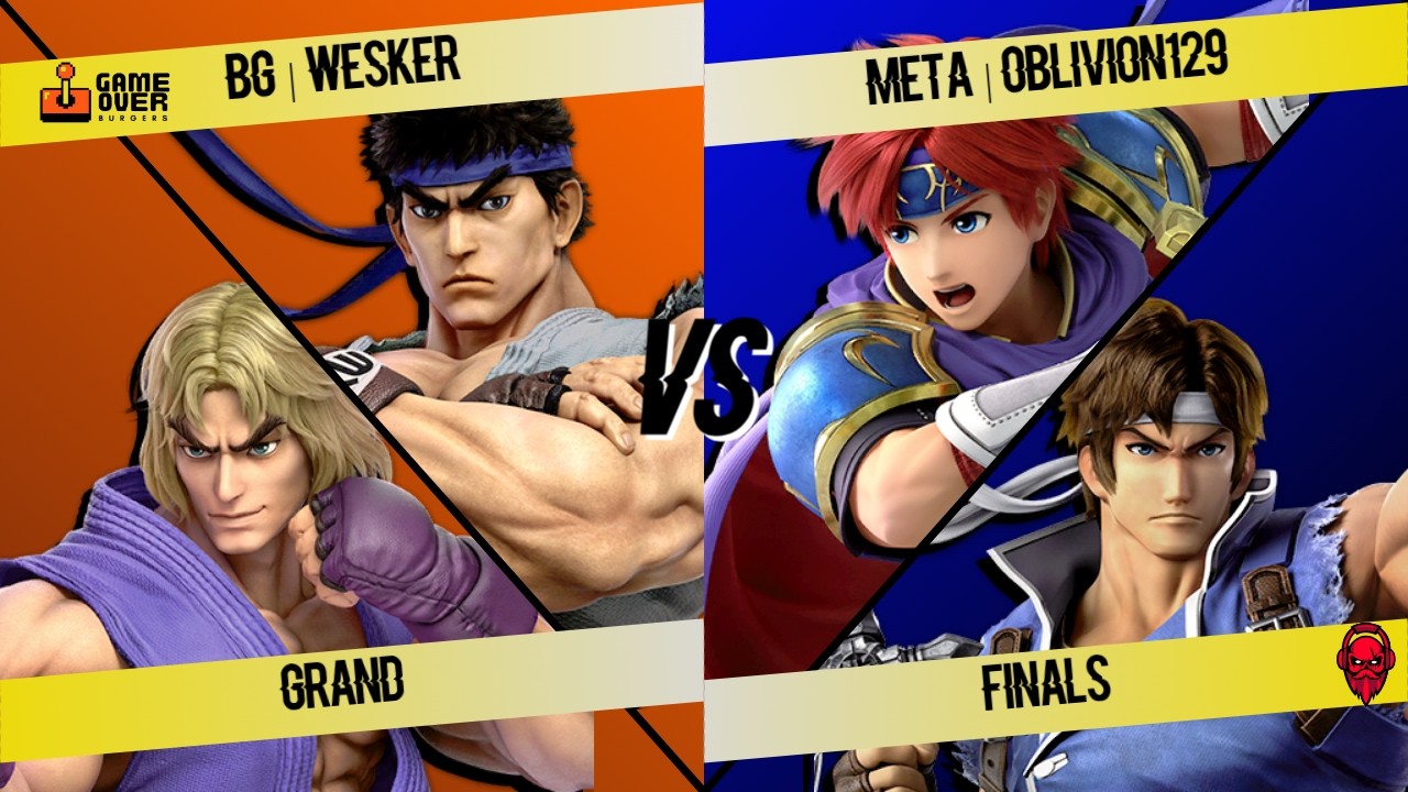 GAME OVER ROUND 1 G.F. - Wesker (Ryu/ Ken) Vs. Oblivion129 (Roy/ Ritchter) Smash Ultimate - SSBU