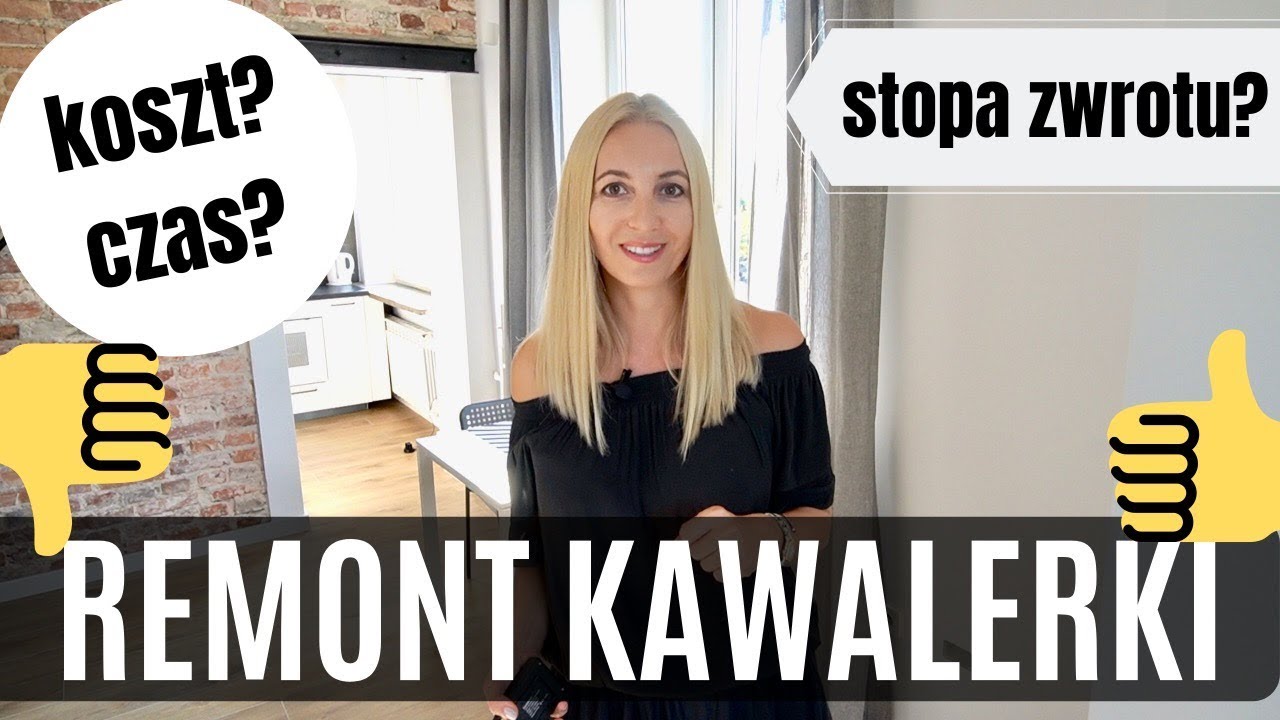 REMONT MAŁEJ KAWALERKI || METAMORFOZA MIESZKANIA || KAWALERKA PRZED I PO || INWESTUJEMY W KAWALERKĘ