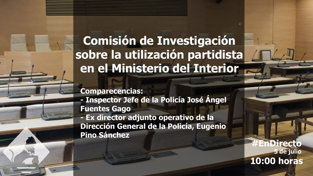 Comisión de Investigación sobre la utilización partidista del Ministerio del Interior (05/07/2017)