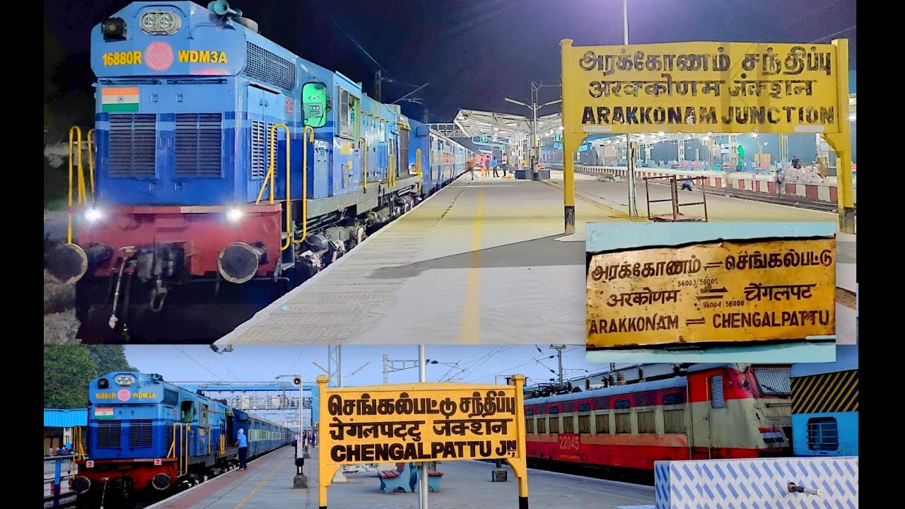 Arakkonam - Kanchipuram - Chengalpattu | The Abandoned Route & INS Rajali | A Chug into Nostalgia